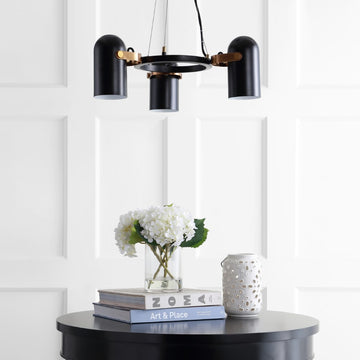 Eugenio Adjustable Metal LED Chandelier - JONATHAN Y